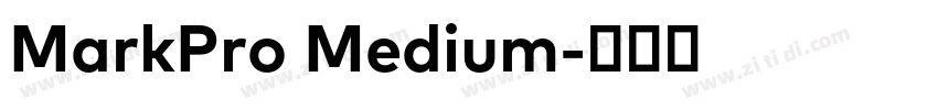MarkPro Medium字体转换